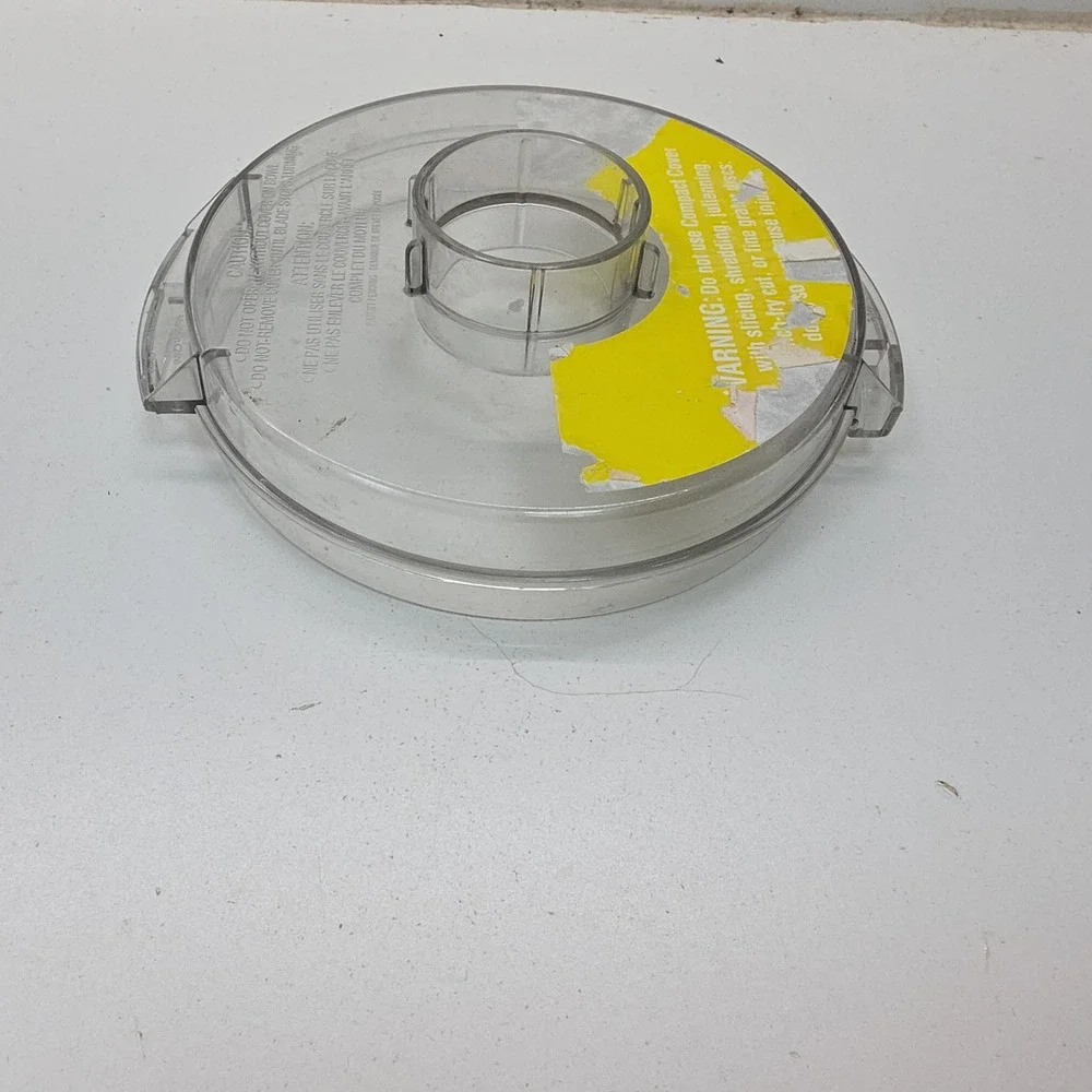 Cuisinart Pro Classic Food Processor‎ DLC-116GTXT Flat Clear Lid